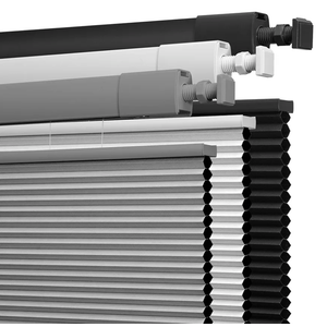 Boolegon No Drill No Tools Cellular Shades Top Down Bottom Up Honeycomb Blinds Blackout Cordless Window Blinds Easy to Install Cellular Shade for Windows,Blackout-Light Gray,Custom Size