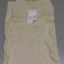 Forever 21 Womens Ribbed Sweater-Knit Dress (X-Small, Cream)