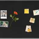 Cork Board with Linen Black 2Pack,Bulletin Board 30"x20", Corkboards for Office Home School Message Board or Vision Board Decoration