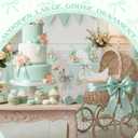 Yousoontic 2 Pcs Silly Goose Baby Shower Table Centerpieces Wooden Silly Goose Birthday Decorations with Floral Prints for 1st Birthday Party, Baby Shower Photo Prop 9 x 9.8