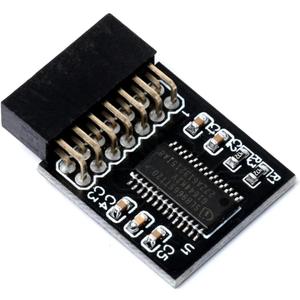 TPM 2.0 Module TPM LPC 14Pin Module for MSI Motherboard Compatible with TPM2.0(MS-4136 4462)