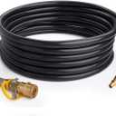GASPRO 20ft RV Propane Quick Connect Hose - Low Pressure Extension Hose with 1/4" Disconnect Fittings - Ideal for Gas Grills, Griddles, Stoves, Fire Pits