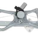 FINDAUTO 748-477 Front Right Passenger Side Power Window Regulator with Motor fit for 2006-2011 for Honda Civic