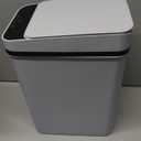 Smart Touchless Bathroom Trash Can 2.2 Gallon Automatic Motion Sensor Rubbish Can with Lid Electric Narrow Small Garbage Bin for Kitchen, Office, Toilet, Bedroom (Grey)