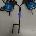Hummingbird Solar Lights Outdoor Decorations, 2 Pack Metal Iron Solar Stake Lights for Yard, Garden, Lawn Decor