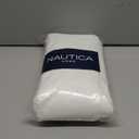 Nautica - Queen Bed Skirt, Cotton 15-Inch Tailored Drop Home Decor, Split Corners for Easy Fit (Solid White, Queen)