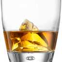 Double Old Fashioned Whiskey Glasses - Set of 4 - 11 Ounce Crystal Clear Cocktail Glasses for Bourbon, Scotch, Water, Juice - Barware Gift Set