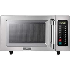 Midea Equipment 1025F1A Countertop Commercial Microwave Oven with Touch Control, 1000W, Stainless Steel, .9 CuFt