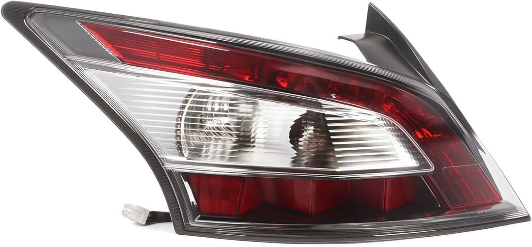 Left Outer Tail Light Assembly Compatible with Maxima 2012 2013 2014 Driver Side Rear Tail Lamp 265559DA0B NI2800197