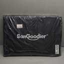 Dog Car Seat Cover for Back Seat, Hard Bottom Back Seat Extender for Dogs, Waterproof Dog Hammock for Truck Support to 400lbs, Car Seat Protector for Cars, Trucks, SUV, Jeep (Universal-PU-Orange)