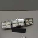 Ontel Beyond Bright X3 Motion Activated Solar Flood Light - Ultra-Bright, Solar-Powered, Weather-Resistant Light with 3 Adjustable Heads & 122 LEDs - Maximum Security for Porch, Deck, Yard & More