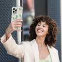 Compatible for iPhone 15 Pro Cases with Design, Cute Transparent Phone Case for Women Girls Girly with Heavy Duty Protective Bumper (Clear Dinosaurs)