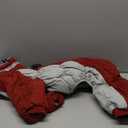 Full Body Dog Coat - Warm Fleece Jacket for Large Dogs, Turtleneck Winter Coats with Harness, Reflective Dog Snowsuit Windproof Puffer Jackets with Legs for Weimaraner, Burgundy XL