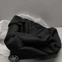 J.L. Childress Padded Infant Car Seat Bag with Wheels - Travel Bag for Airplane, Fits Most Baby & Infant Car Seats, Compatible with UPPAbaby, Nuna, & Chicco, AirTag Compatible - Premier, Black