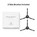 roborock Side Brushes Replacement (2 Pieces) for S8 Pro Ultra, S7 Max Ultra, Qrevo, Roborock Qrevo Slim, Series of S7 MaxV/S7/Q7Max/Q8 Max/S8/Q7/Q5/S6/S5/S4/E5/E4/E3/E2 Robot Vacuum Cleaner, Black