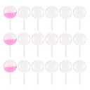 PATIKIL Cupcakes Pipettes, 200 Pcs 4ml Disposable Plastic Dessert Pipettes Strawberry Pipettes Squeeze Transfer Pipettes Droppers for Cupcakes Mini Cakes Desserts, Clear, Round Shape
