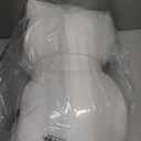 MIULEE Throw Pillows Inserts, Pack of 2 12x20 Inch 100% Virgin Fiber Filling Bed Couch Pillows