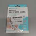 Bunion Corrector for Men & WomenAdjust Big Toe Sleeve Day & Night Toe Separator Alignment &Bunion Fix Instant Pain Relief, Breathable Foot Sleeve for Post-Workout Support (1 Pair, Gray) (Medium)