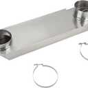 Whirlpool 4396011RP Genuine OEM Telescoping Vent Kit For Dryers Telescoping Vent Kit 18 To 29 Inches Aluminium replaces 4396011