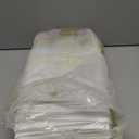 ADLABLD 50 Pcs Clear Plastic Gift Bags with Cowhide Handles, Transparent Reusable Tote Bags, Party Favor Bag Mother's Day, Boutique, Wedding, Birthday, Baby Shower Party (9 x 7.1 x 3 Inch)