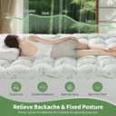 Jov5tic 3 Inch Mattress Topper King Size - 1500GSM Down Alternative Fill, Viscose Made from Bambu, Cooling Extra Firm Pillow Top Mattress Pad Cover for Back Pain with 6"-18" Deep Pocket (78"x80")