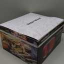 Roter Mond 4 Slice Toaster Retro Stainless Steel with Bagel Defrost Cancel Function, 6 Browning Settings, Extre Wide Slot and Removable Crumb Tray, Red, ST033