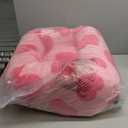 LE SURE Donut Small Dog Bed - Round Cat Beds Indoor Calming Valentine's Day Gift for Pets, Washable Cute Home Decor Beds with Jacquard Shaggy Plush & Anti Slip Bottom, 23 Inch, Lover Hearts