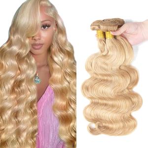 28 30 32 inch Blonde Bundles P27/613 Human Hair Bundles 613 Body Wave Bundle Blonde Body Wave Bundle 613 and 27 Color