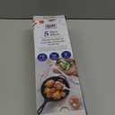 4-Piece Black – Slotted Turner, Solid Spoon, Slotted Spoon & Ladle, Nonstick-Safe, Heat Resistant to 400F, Dishwasher Safe
