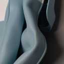 Collapsible Baby Bathtub for Newborns to Toddler with Real-time Temp Monitor & Floating Cushion,Portable Travel Tub for 0-36 Month, Foldable Baby Bath Tub for Infants Boy (Light Blue)