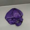 33 Inches Long Purple Braid Anime Costume Wig  High Temperature Heat Resistant Silk Fiber  Natural Looking Costume Wig for Halloween Party, Cosplay (Small Size)