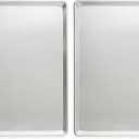 Nordic Ware Aluminum Full Size Sheet Pan 26 x 18 inches for commercial oven use, Full Sheet, 2-Pack (For Commercial Oven Use., Not for standard home ovens)