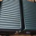 Zipperless Luggage, Polycarbonate Aluminum Hard Shell, Expandable Carry-On Suitcase with Spinner Wheels, Hard Shell Suitcase, 20 Inch Cabin