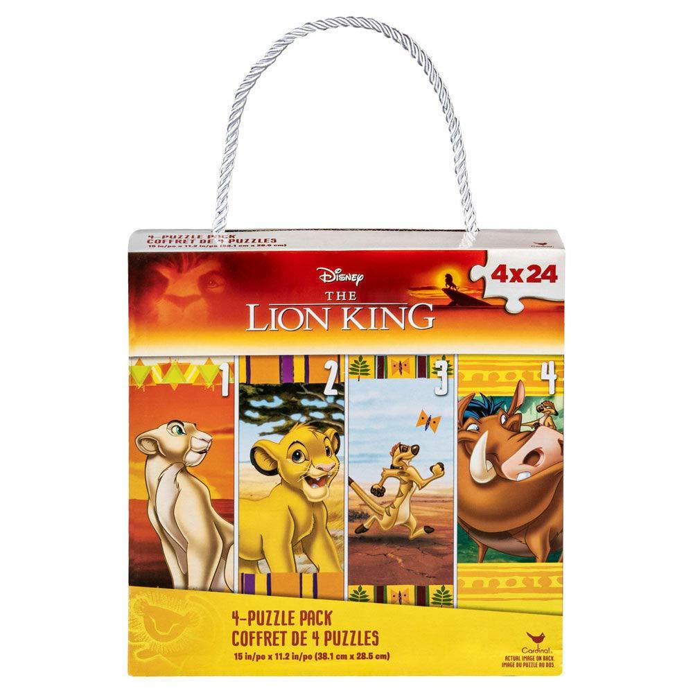Spin Master Disney The Lion King 4Puzzle Pack (4X 24 Pieces) Spin Master Disney The Lion King 4Puzzle Pack (4X 24 Pieces)