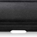 Holster Compatible with iPhone SE 2020/2022 7 8 Leather Cell Phone Belt Holder Pouch with Clip, Black