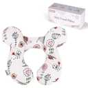 KAKIBLIN Baby Neck Pillow, Upgraded Baby Support Pillow,Babies Head Pillow,Neck Support Pillow for for Car Seat,Pushchair,Travel (Hippo)