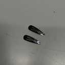 100Pcs Snap Hair Clips, Sublaga 2 Inch Bend Hair Clips, Metal Barrettes, No Slip Cute Solid Candy Color Hair Accessories for Girls, Women, Kids Teens or Toddlers (100pcs Black)