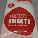 Pack and Play Sheets, 2 Pack Mini Crib Sheets, Stretchy Playard Fitted Sheet, Compatible with Graco Pack n Play, Soft and Breathable Material, Stars & Bunny