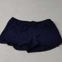 IECCP Sweat Shorts Women Comfy Workout Athletic Dolphin Shorts Low Rise Lounge Pajama Mini Shorts with Drawstring and Pockets (Medium, Navy Blue)