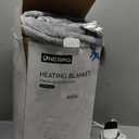 Heated Blanket Electric Queen Size 84"X90",Electric Blanket with 6 Heat Settings & 1-10 Hours Time Settings Auto-Off,Machine Washable Heating Blanket for Home and Office (Gray)