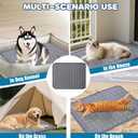 Summer Dog Cooling Mat,2025 Ice Silk Self Cooling Pad for Dogs Cats,Washable & Portable Cooling Dog Bed Indoor Outdoor(Grey,28''x22'')