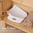 Momcozy Baby Scale, Multi-Function Scale for Body Weight and Height Measurement, Weighted Feeds, with Curved Removable Tray, for Newborns, Adult Scale & Pet Scale, 5 Units, Auto-Off,Digital LED Screen