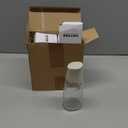 Baderke 2 Pcs Glass Sugar Dispenser with Pour Spout, 15 oz Glass Sugar Container Dispenser for Coffee Bar Accessories for Coffee, Tea and Baking