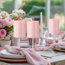 24 Pcs Pink Acrylic Wine Glasses with Stems 10 oz Colored Square Champagne Flutes Stemmed Glassware Toasting Glasses for Party Wedding Anniversary Birthday Dinner Party Decoration