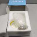 Baffect Water Pitcher, High Borosilicate Glass Jug with Stainless Steel Lid, Leakproof Fridge Door Carafe for Hot or Cold Beverage (1.8 L/63 oz.)