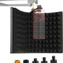 Microphone Isolation Shield, Foldable Mic Sound Absorbing Foam for Condenser Microphone Mic Arm Stand Recording Equipment Studio, High Density Absorbent Foam to Filter Vocal by Frgyee