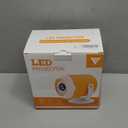 Portable Mini Projector with WiFi and Bluetooth Rotatable Movie Projector with Electronic Focus LED Pico Projectors for Home Theater Compatible with Smartphone, TV Stick, Laptop, HDMI, USB