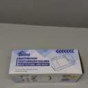 Bathroom Counter Organizer and Storage, 7 Slots Detachable Toothbrush Holders for Bathrooms, Anti-Slip Electric Toothbrush and Toothpaste Holder Countertop Vanity Organizer Accessories for Adults Kids (White Grey)