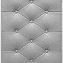 3D Self-Adhesive Foam Wall Panels, 29 x 13 x 2 Inch, Premium Anti-Collision, Leather Covering Decor, Soft Cushion for Wall Covering, Kids Bedrooms, Headboards, Waterproof, 5 unidades (Grey 5 ud)