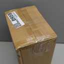 2PCS Rattan Storage Boxes Decorative Handmade Natural Wood Baskets with Lid Wooden Frame Boho Rustic Wicker Box Woven Cane Bins Shelf Closet Organizer Container (Walnut, 1 Large 1 Small)